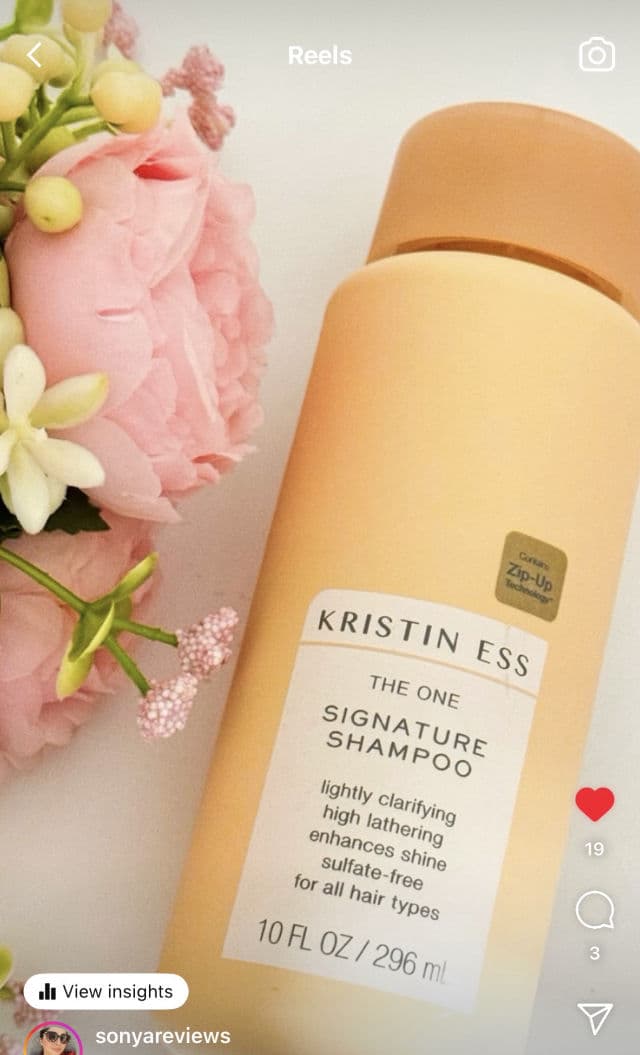 Kristin Ess Hair Extra Gentle Shampoo review photo by Sonyareviews