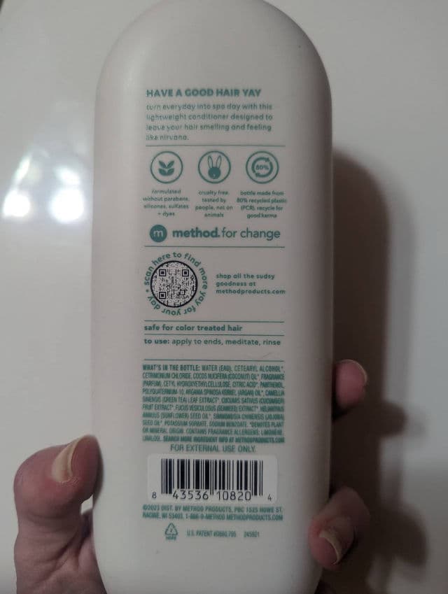 Method Daily Zen Conditioner review photo by merllamicorn