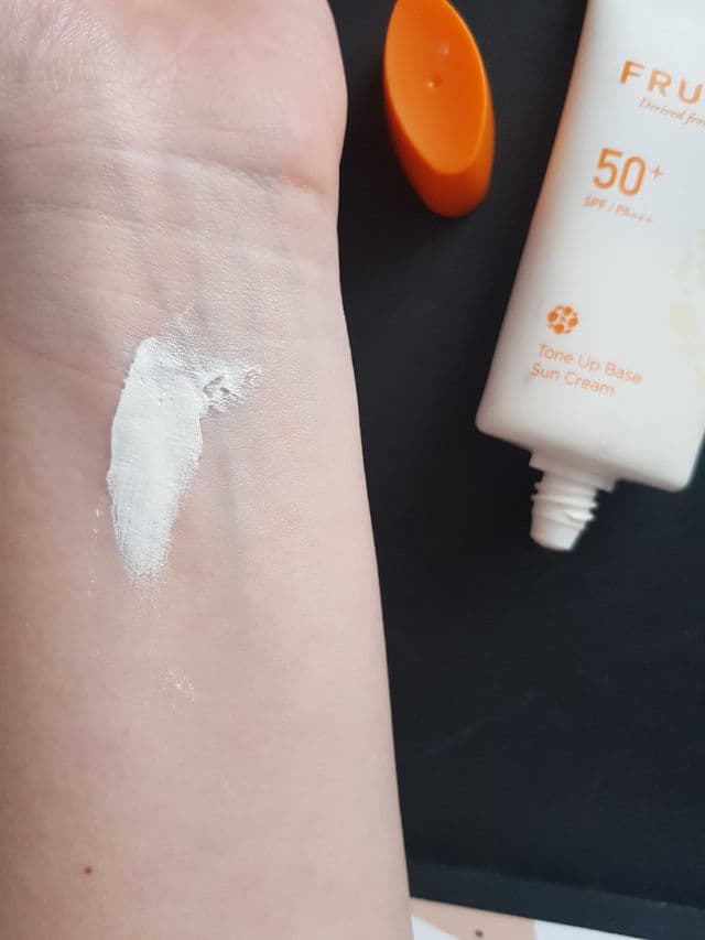Frudia Tone Up Base Sun Cream SPF50+ PA+++ review photo by meyeri