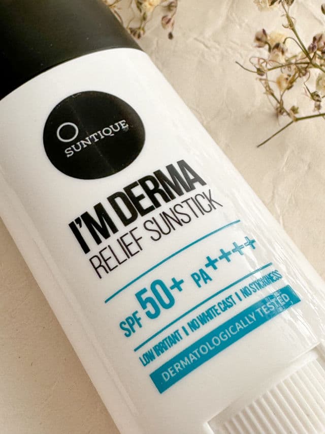 Suntique I'm Derma Relief Sunstick SPF50+ PA++++ review photo by Iriatopsecret