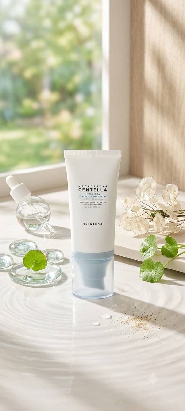 SKIN1004 Madagascar Centella Hyalu-Cica Water-Fit Sun Serum UV SPF50 review photo by RositaMG