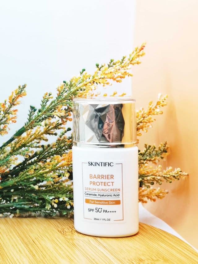 Skintific Barrier Protect Sunscreen SPF50 PA++++ review photo by mandystef