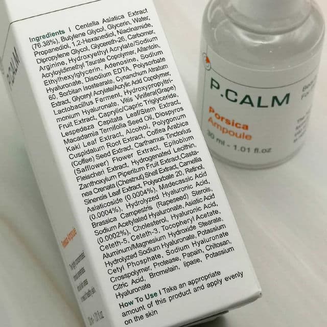 P.CALM Porsica Ampoule review photo by mandystef