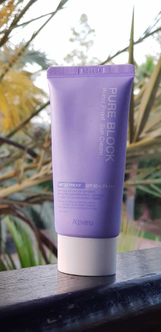 A'pieu Pure Block Natural Water-Proof Sun Cream SPF 50+ PA+++ review photo by fouzia