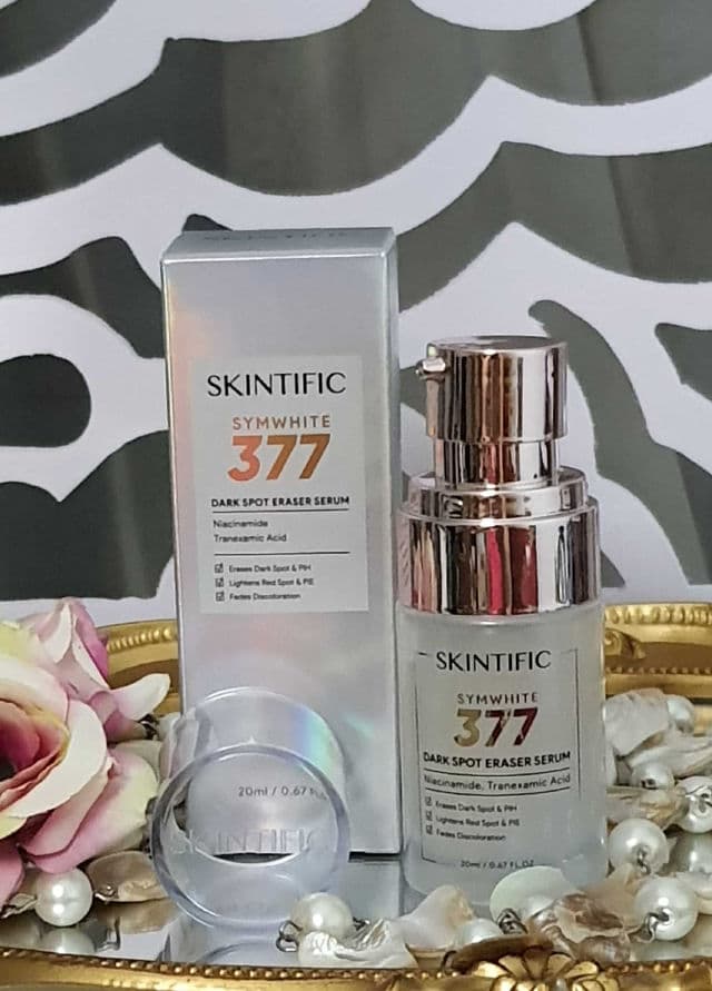 Skintific SymWhite377 Dark Spot Eraser Serum review photo by ChristieX