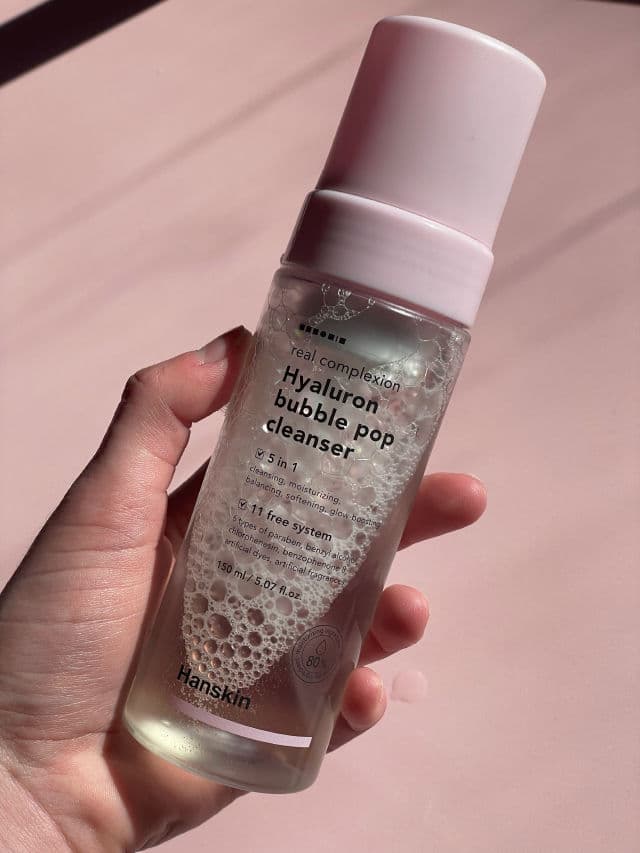 HANSKIN Hyaluron Bubble Pop Cleanser review photo by skintimatedecisions