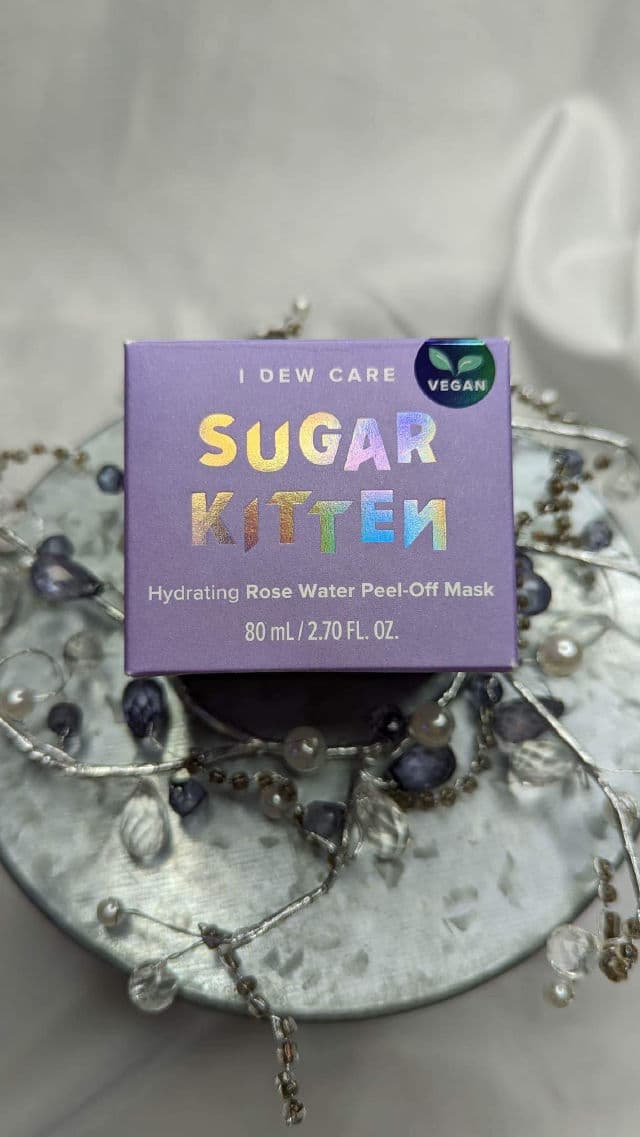 I Dew Care Sugar Kitten Hydrating Holographic Peel-Off Mask review photo by Sariea