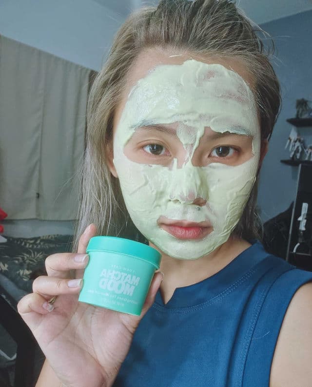 I Dew Care Matcha Mood Soothing Green Tea Wash-Off Mask review photo by Dearjobelle