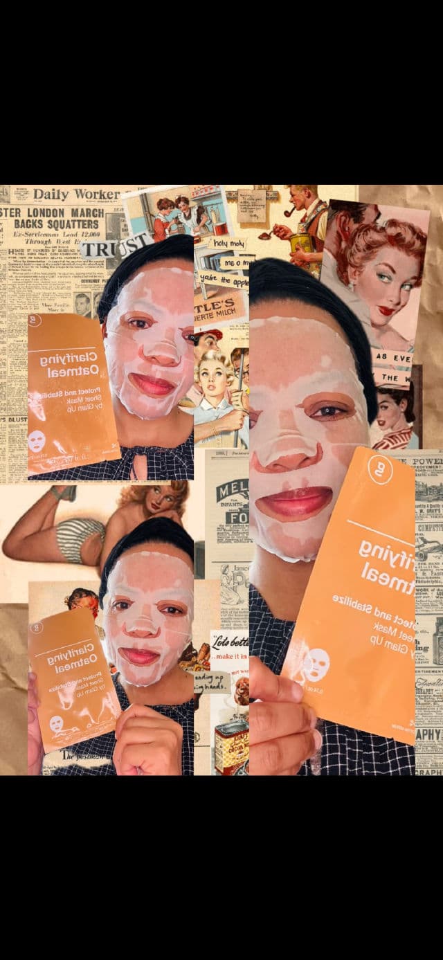 Glam Up Clarifying Oatmeal Sheet Mask review photo by Lingua