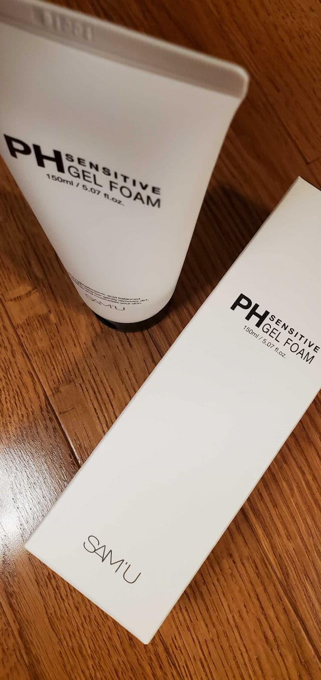 SAM'U PH Sensitive Gel Foam review photo by skincarereview101