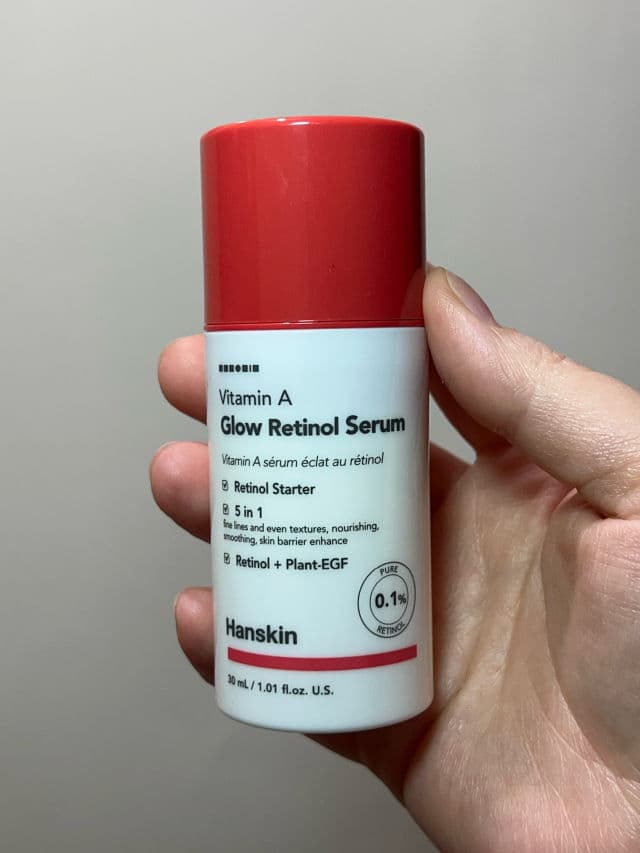 HANSKIN Vitamin A Glow Retinol Serum review photo by MeaningInMakeup