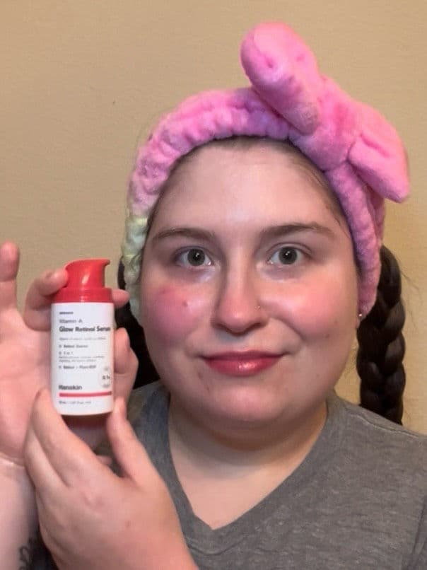 HANSKIN Vitamin A Glow Retinol Serum review photo by MeaningInMakeup