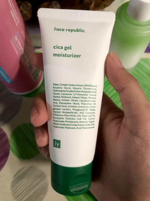 Face Republic Cica Gel Moisturizer review photo by Sophiaeiou
