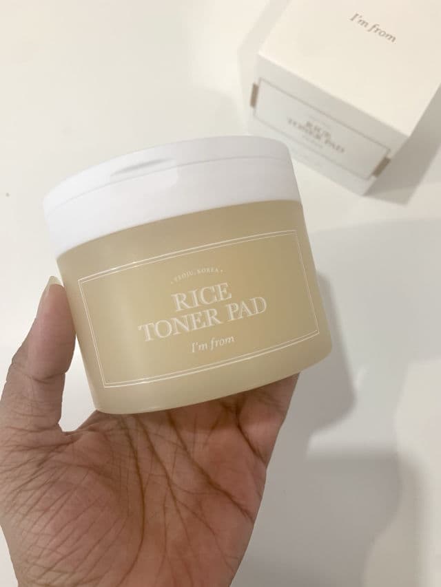 Rice Toner Pad product review