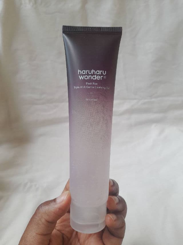 HaruHaru WONDER Black Rice Triple AHA Gentle Cleansing Gel review photo by skinwithe1