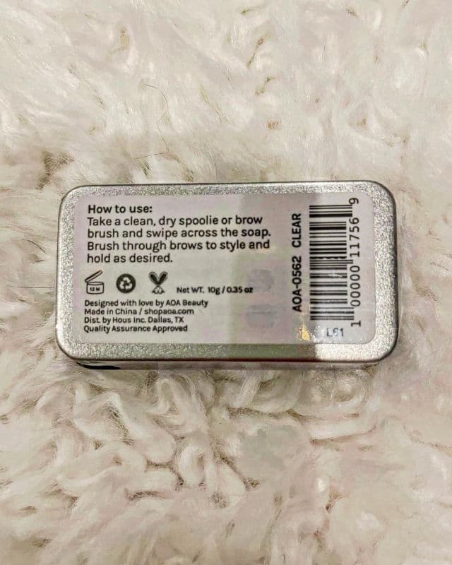 AOA Studio Hold My Brow Soap review photo by stylishselections