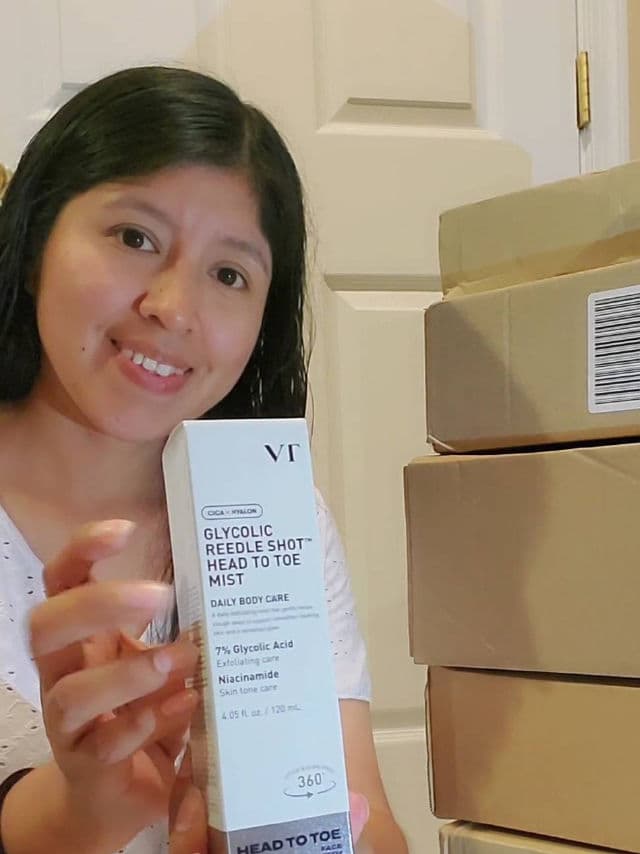 VT COSMETICS Glycolic Reedle Shot Head to Toe Mist review photo by Fanny