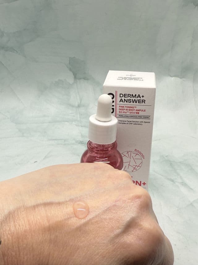 CNP Laboratory Derma+ Answer Pink Toning Deep-In Shot Ampule review photo by Sharonspendstoomuch