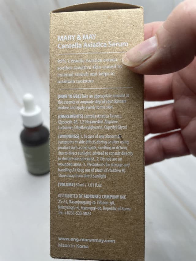 Centella Asiatica Serum product review