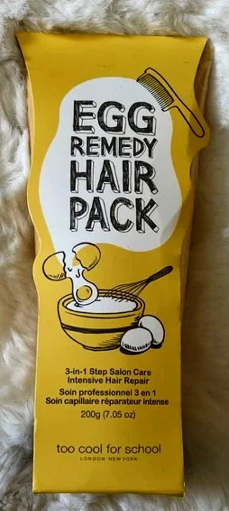 TOO COOL FOR SCHOOL Egg Remedy Hair Pack review photo by localdime