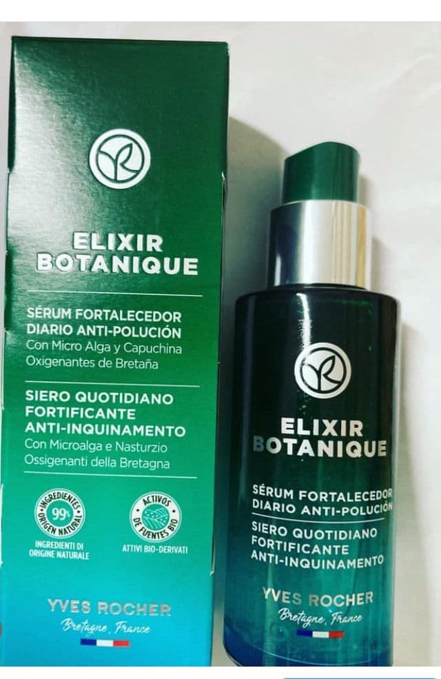 YVES ROCHER Elixir Botanique Fortifying Anti-Pollution Daily Serum review photo by Katiasca