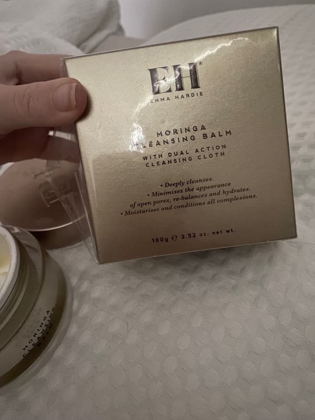 Emma Hardie Moringa Cleansing Balm review photo by jemloux