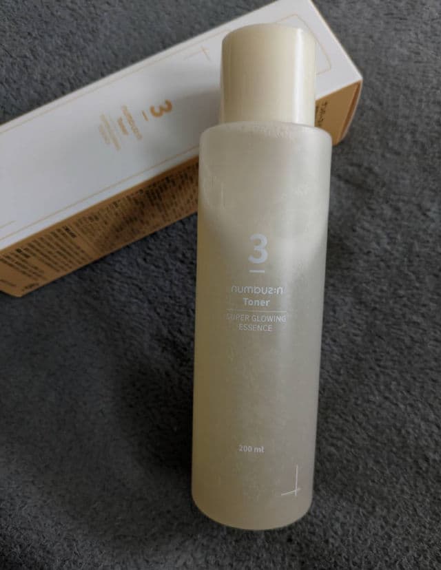 No.3 Super Glowing Essence Toner product review
