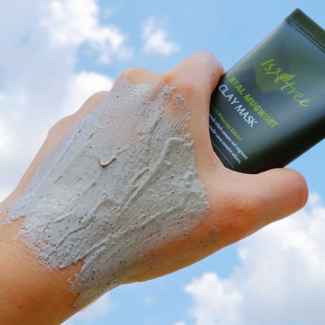 ISNTREE Real Mugwort Clay Mask review photo by htebbethhteb