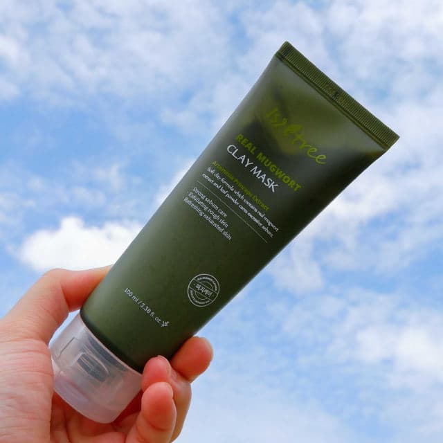 ISNTREE Real Mugwort Clay Mask review photo by htebbethhteb