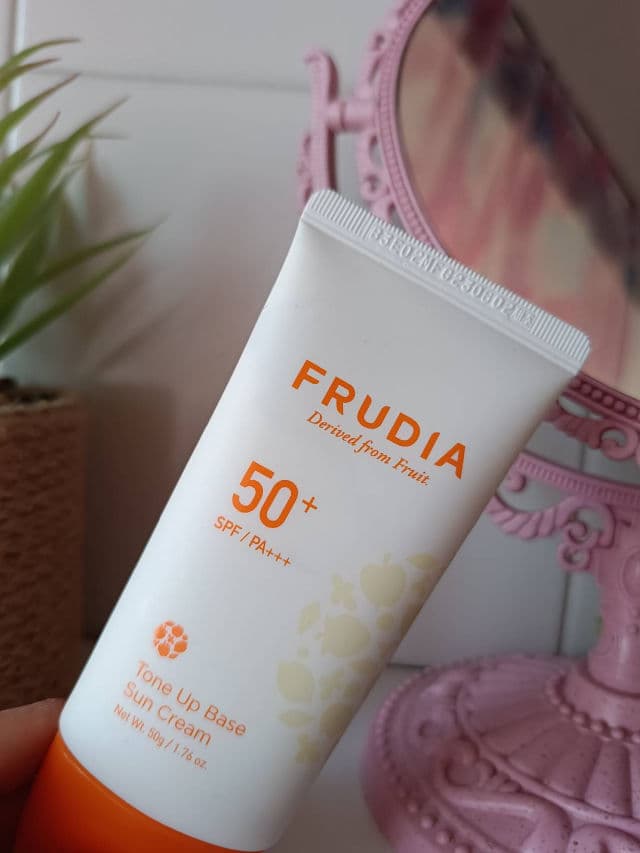 Frudia Tone Up Base Sun Cream SPF50+ PA+++ review photo by gagar29
