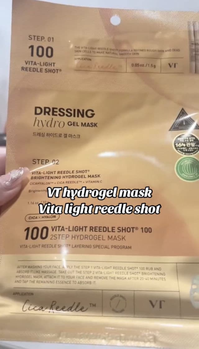 Vita-Light Reedle Shot 100 2-Step Hydrogel Mask product review