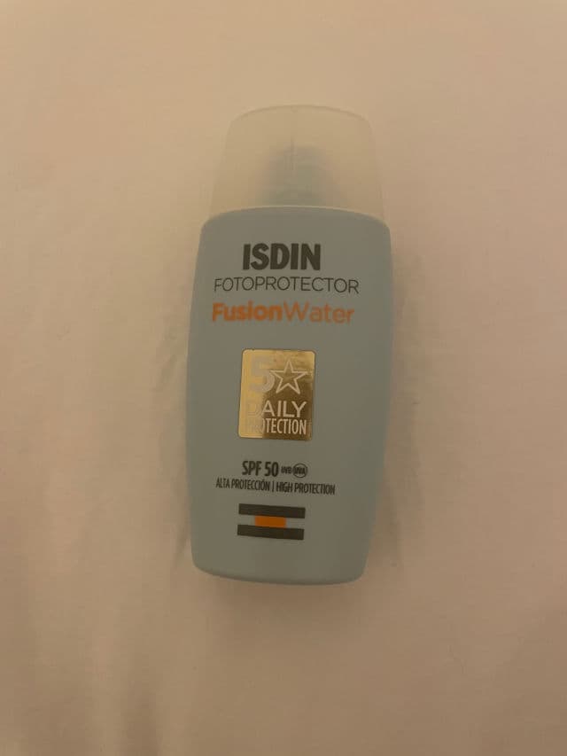 ISDIN Fusion Water Magic SPF 50 review photo by Theskintimes