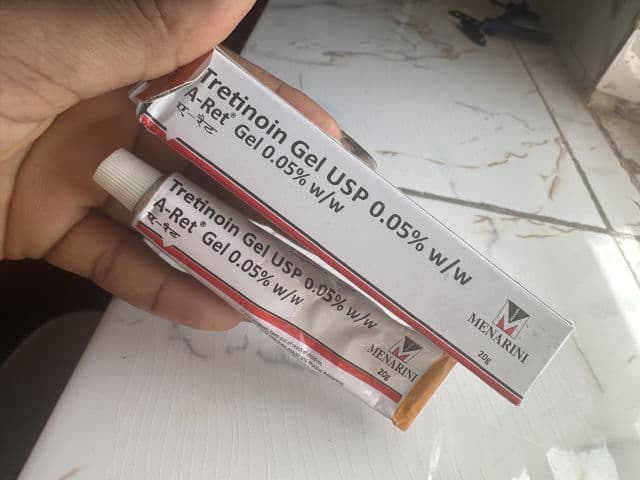 Menarini Tretinoin Gel USP 0.05% review photo by rheenahh
