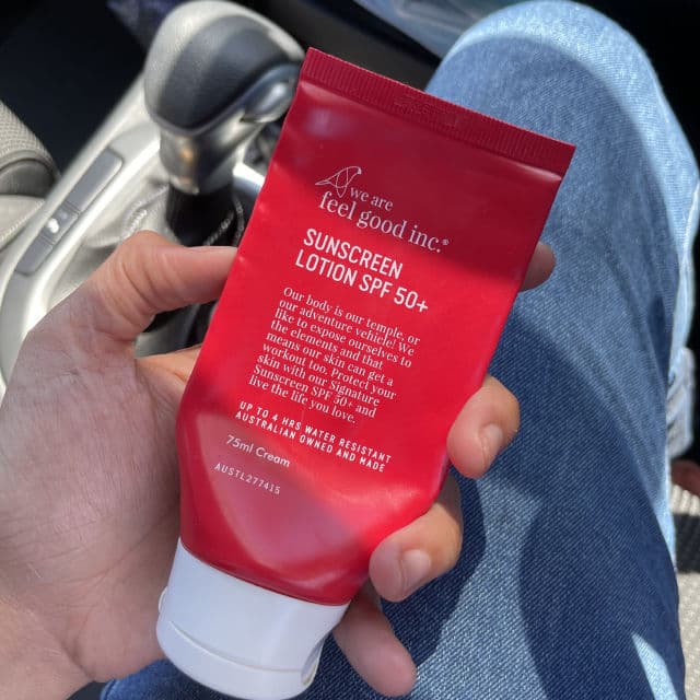 We Are Feel Good Inc. Signature Sunscreen Lotion SPF 50+ review photo by Ruthieandskincare