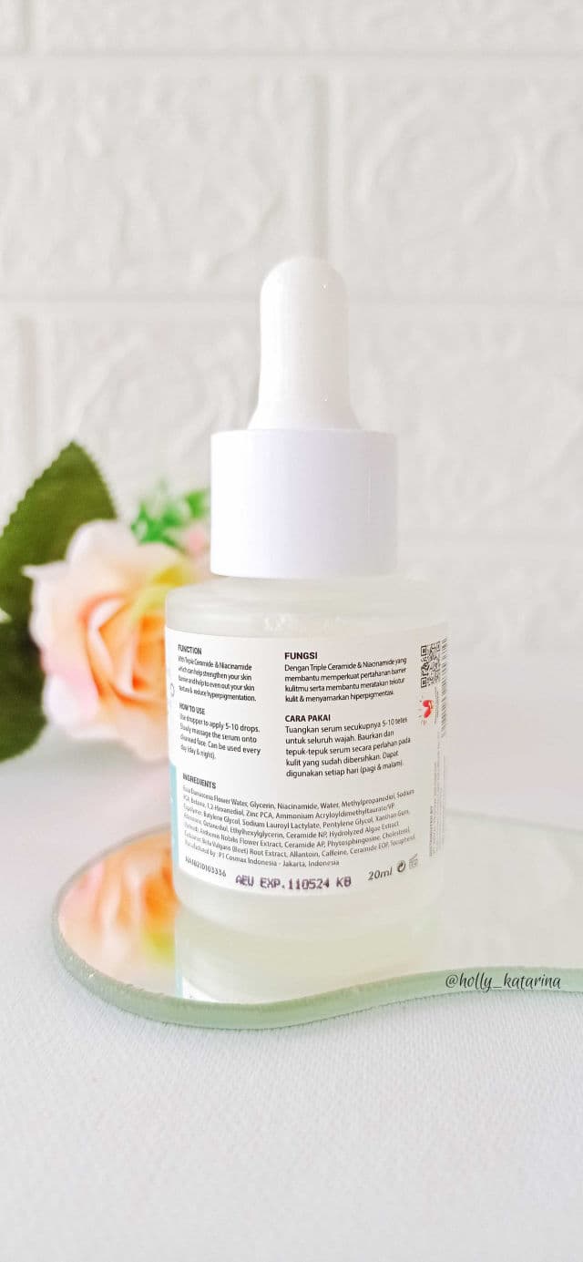 Somethinc 10% Niacinamide Barrier Serum review photo by Hollykatarina