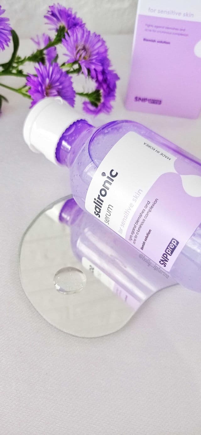 SNP Prep Salironic Serum review photo by Hollykatarina