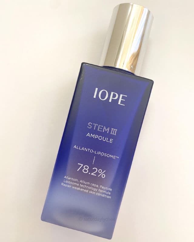 IOPE Stem III Ampoule review photo by SaturdayLychee
