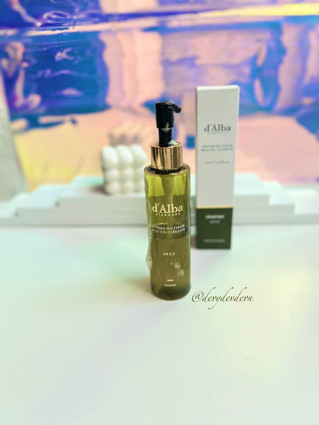 D' Alba Piedmont Peptide No Sebum Mild Gel Cleanser review photo by devydshop