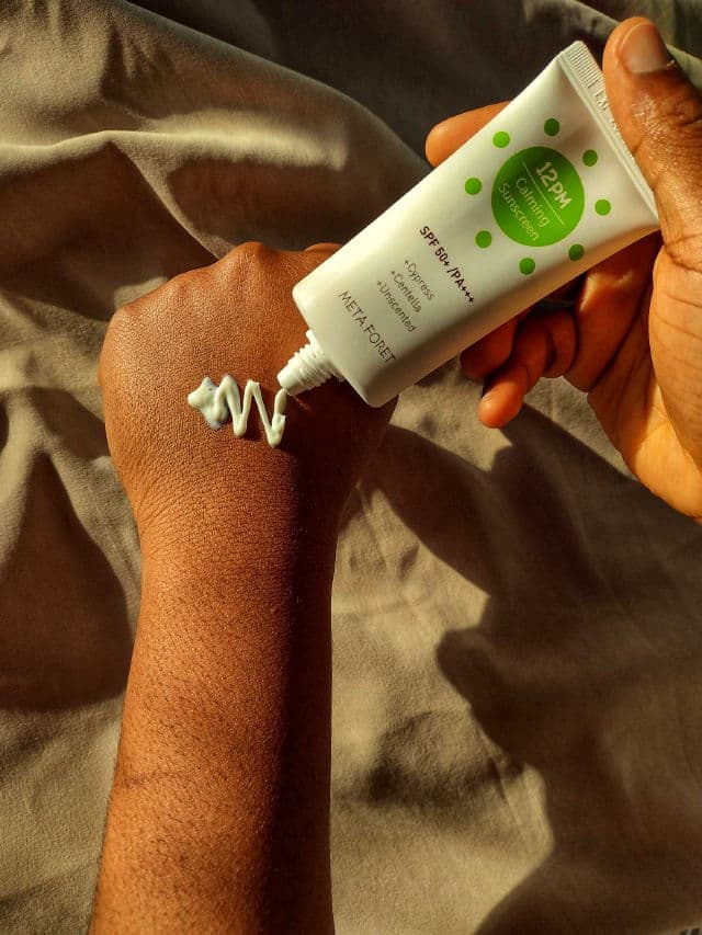 Meta Foret 12PM Calming SunScreen SPF50+ /PA+++ review photo by Pickytimin