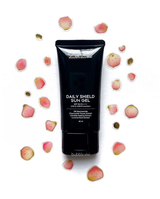 ZarZou Beauty Daily Shield Sun Gel SPF50 PA++++ review photo by bubblyvivi