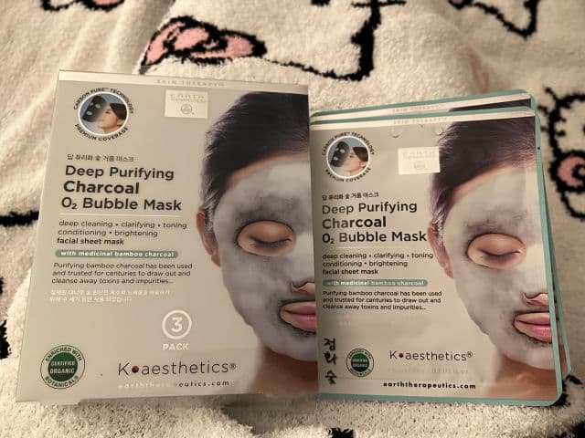 Earth Therapeutics Deep Purifying Charcoal O2 Bubble Mask review photo by TinaG007