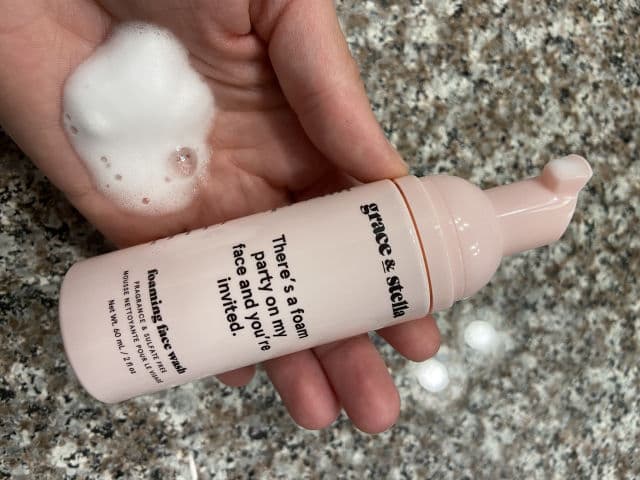 Grace & Stella There's a party on my face and you're invited! Foaming Face Wash review photo by AmberJ