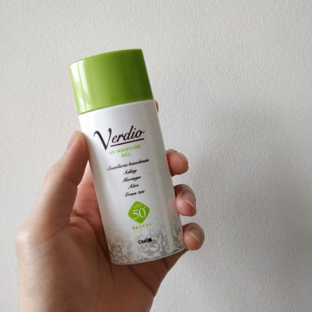 Verdio UV Moisture Gel SPF50+ PA++++ review photo by Cedric