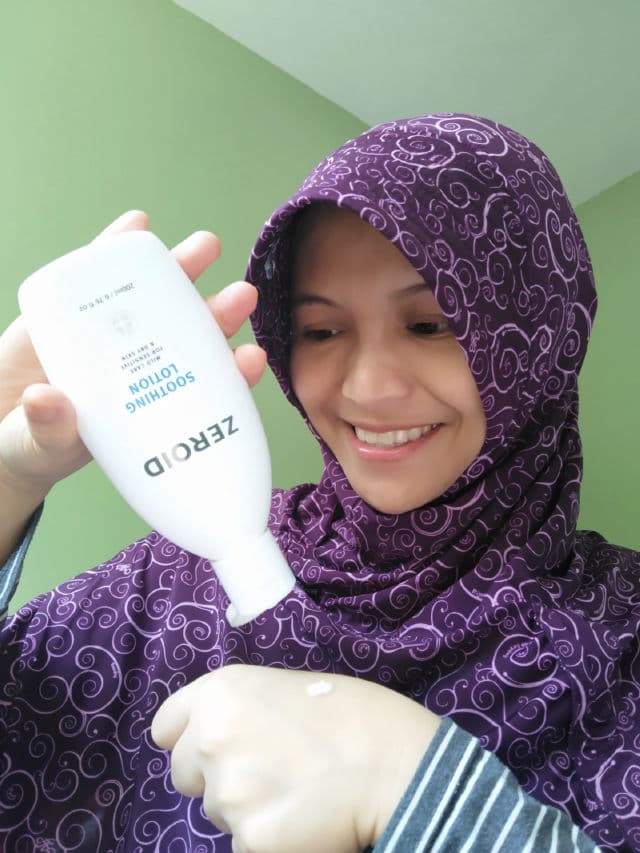 Zeroid Soothing Lotion review photo by Deasy