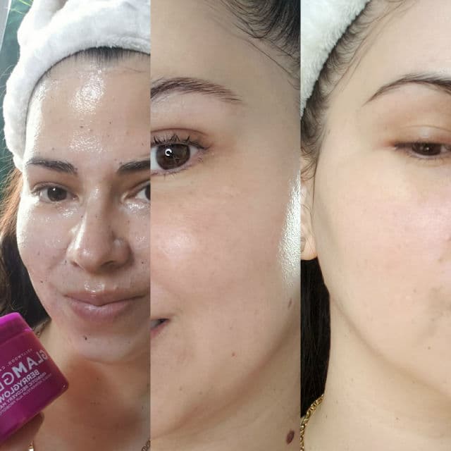 GlamGlow Berry Glow Probiotic Recovery Face Mask review photo by ImAngie