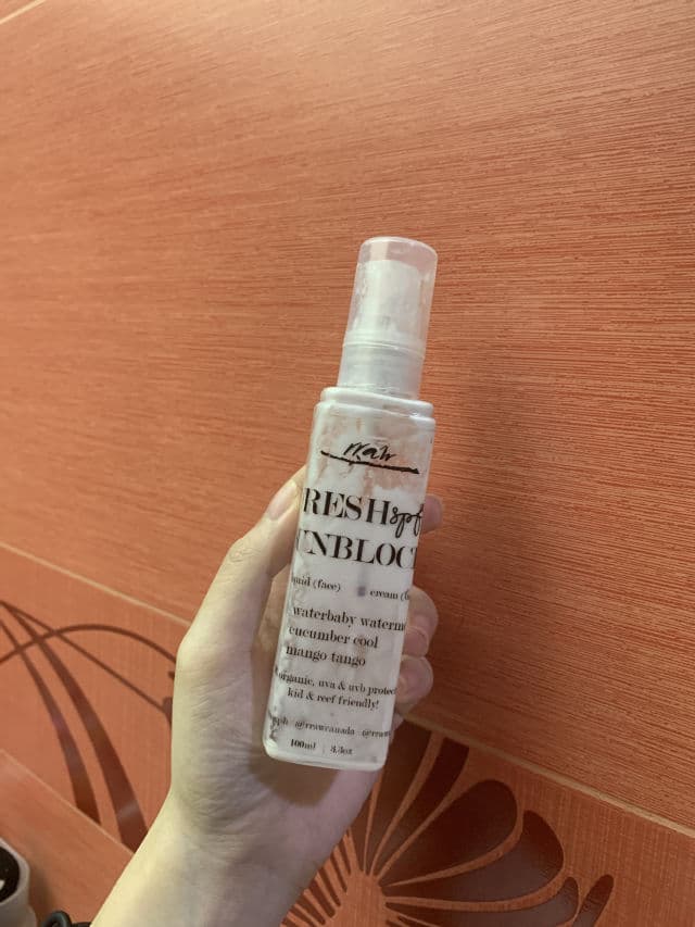 rraw Fresh SPF 75 Sunblock - Waterbaby Watermelon review photo by Jesso