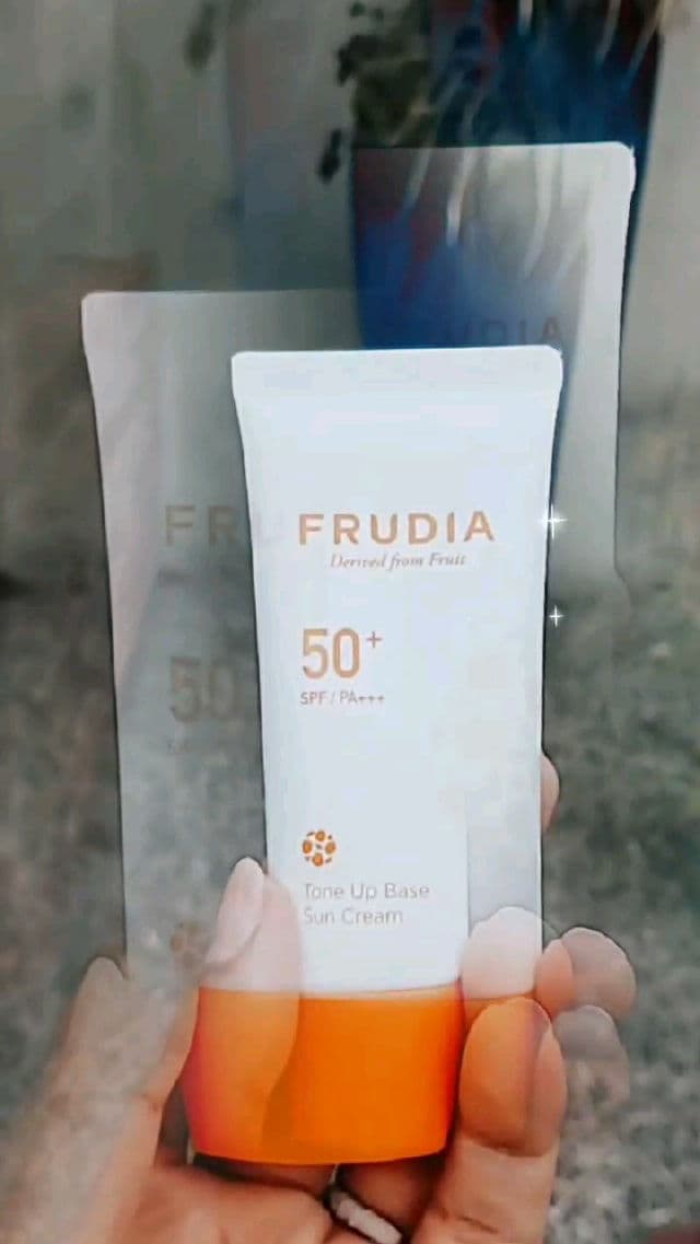 Frudia Tone Up Base Sun Cream SPF50+ PA+++ review photo by KayJoy
