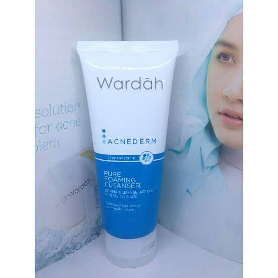 Wardah Acnederm Pure Foaming Cleanser review photo by Maylan