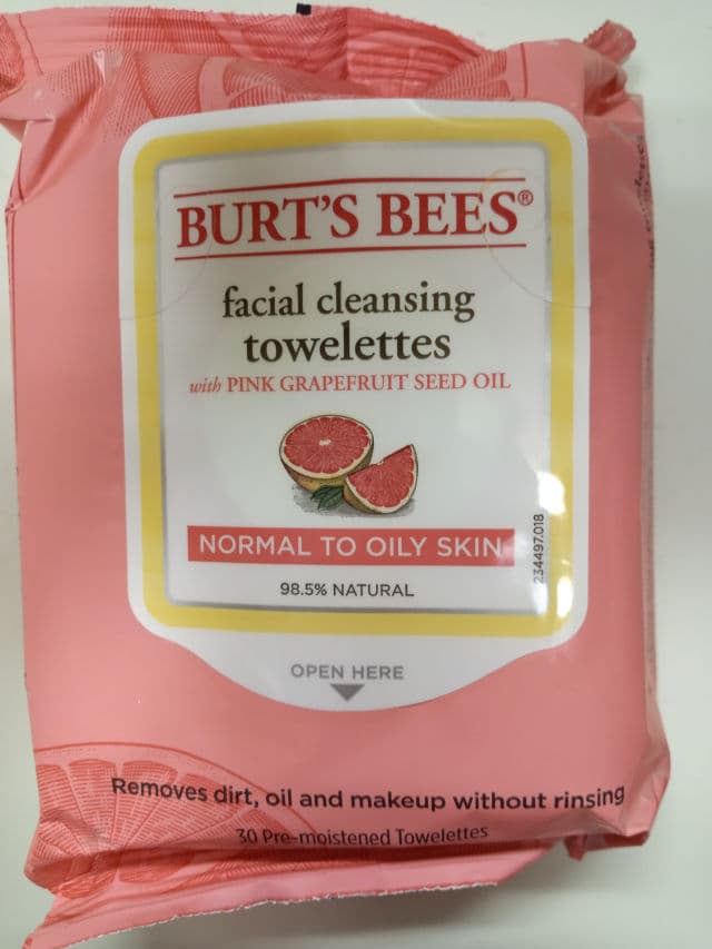 Burt's Bees Facial Cleansing Towelettes Pink Grapefruit review photo by betterdays