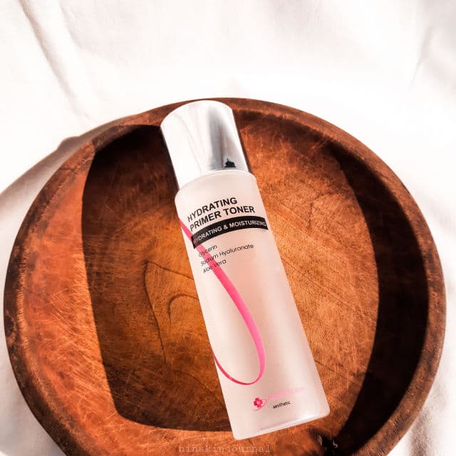 Airnderm Aesthetic Hydrating Primer Toner review photo by Ninskinjournal